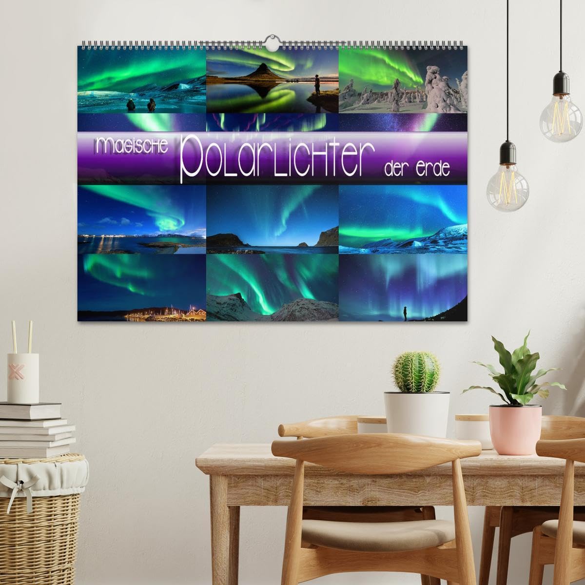 Magische Polarlichter der Erde (Wandkalender 2026 DIN A2 quer), CALVENDO Monatskalender: Atemberaubende Aufnahmen imposanter Lichterscheinungen (CALVENDO Natur)