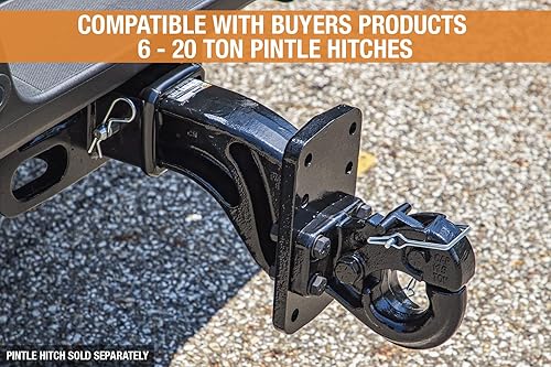 Miniatura 2 de Buyers Products PM3109 - Soporte de gancho de 4 posiciones, receptor de 3 pulgadas, vástago de 10 pulgadas, MVL 6000 libras, MGTW 30000 libras,