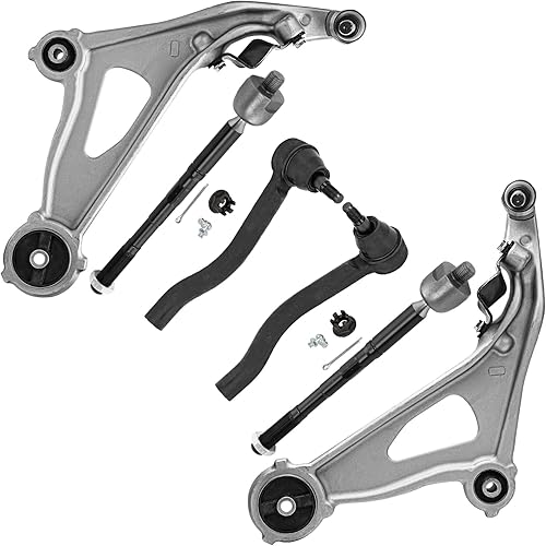 Miniatura 102 de Detroit Axle - Kit de brazos de control delanteros de 6 piezas para Hyundai Accent Kia Rio Rio5 06-10 2006 2007 2008 2009 2010 2011, 2 brazos de