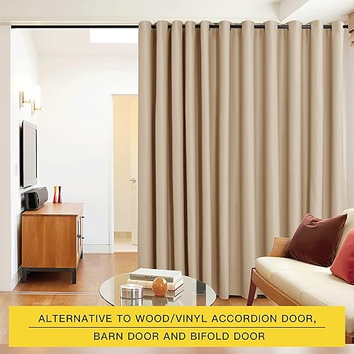 Vista 171 de NICETOWN - Cortina divisora que reduce el ruido para loft, habitación, sótano, hospital, clínica, laboratorio, cubículo, pantalla de privacidad