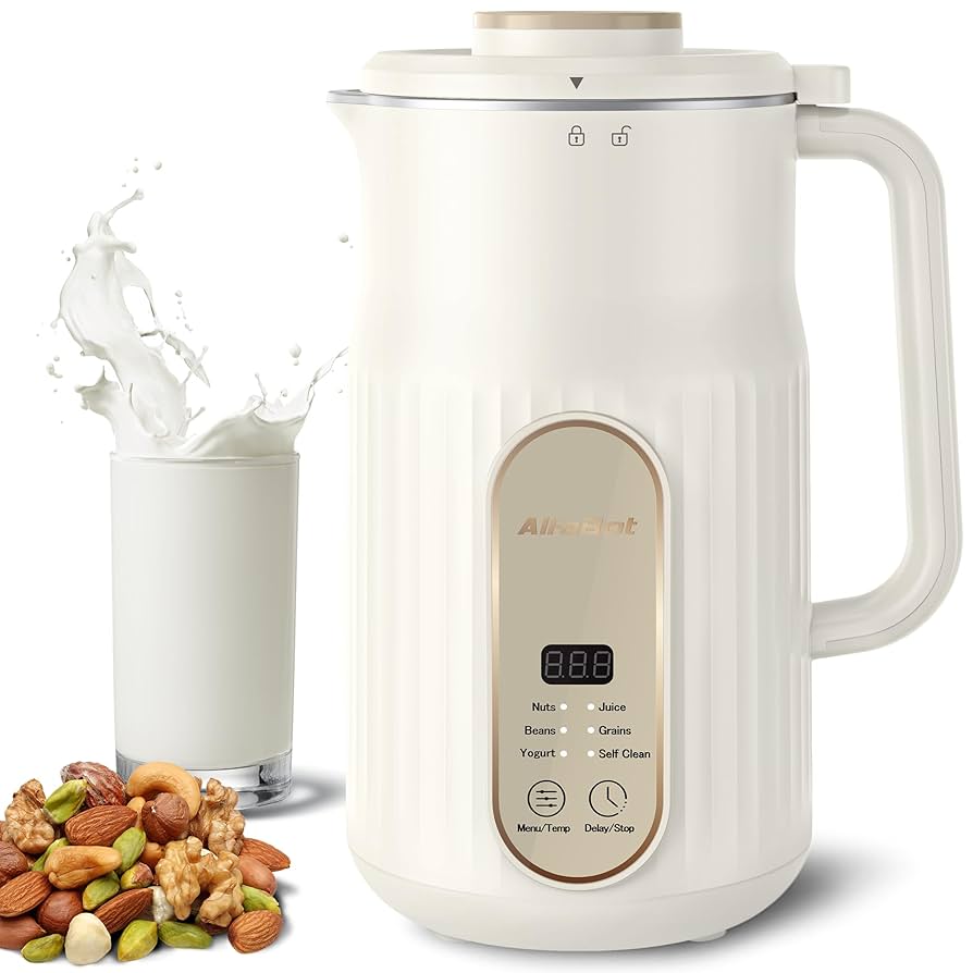 【新品】AlfaBot N2 豆乳メーカー ホワイト 全自動 1000ml Amazon.com: Nut Milk Maker, AlfaBot N2 Automatic Almond Milk