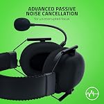 Razer BlackShark V2 Pro Wireless Gaming Headset: THX 7.1 Spatial Surround Sound - 50mm Drivers - Detachable Mic - for PC, PS5, PS4, Switch, Black