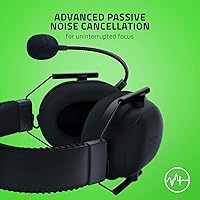 Vista 5 de Razer BlackShark V2 Pro Auriculares inalámbricos para juegos: sonido envolvente espacial THX 7.1, controladores de 1.97 pulgadas, micrófono Negro