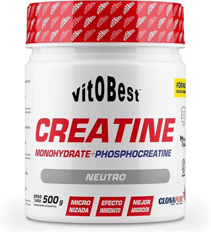 CLONAPURE 500 g - Suplemento de Creatina para Adultos Unisex de Vitobest