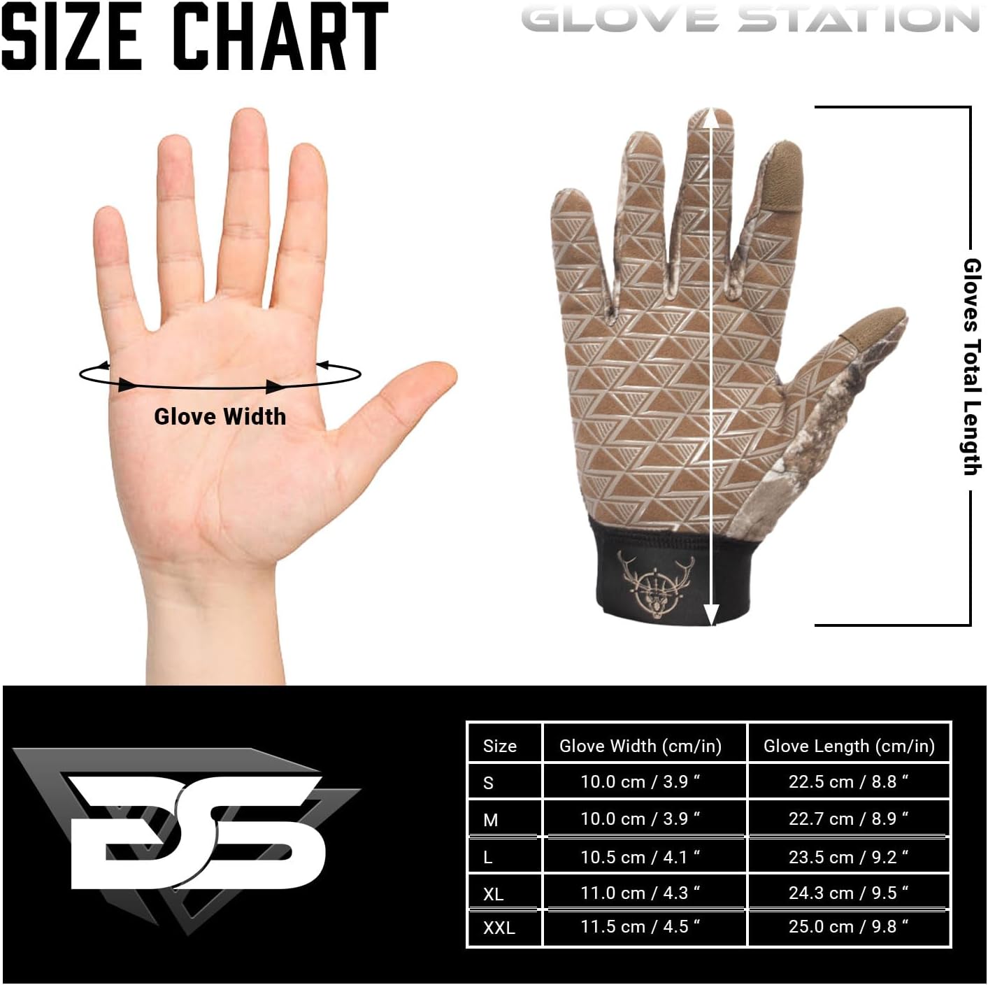 Glove Station Hunting Gloves, Realtree (Medium) - Anti-Slip Camo Hunting Gloves for Men & Women with Touchscreen-Compatible Fingertips - Bow, Archery Accessories - Image 6