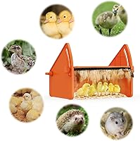 Vista 7 de Plato de incubadora de calefacción de temperatura ajustable de 3 niveles para patitos de pollitos, casa de cría para mantener las aves de corral