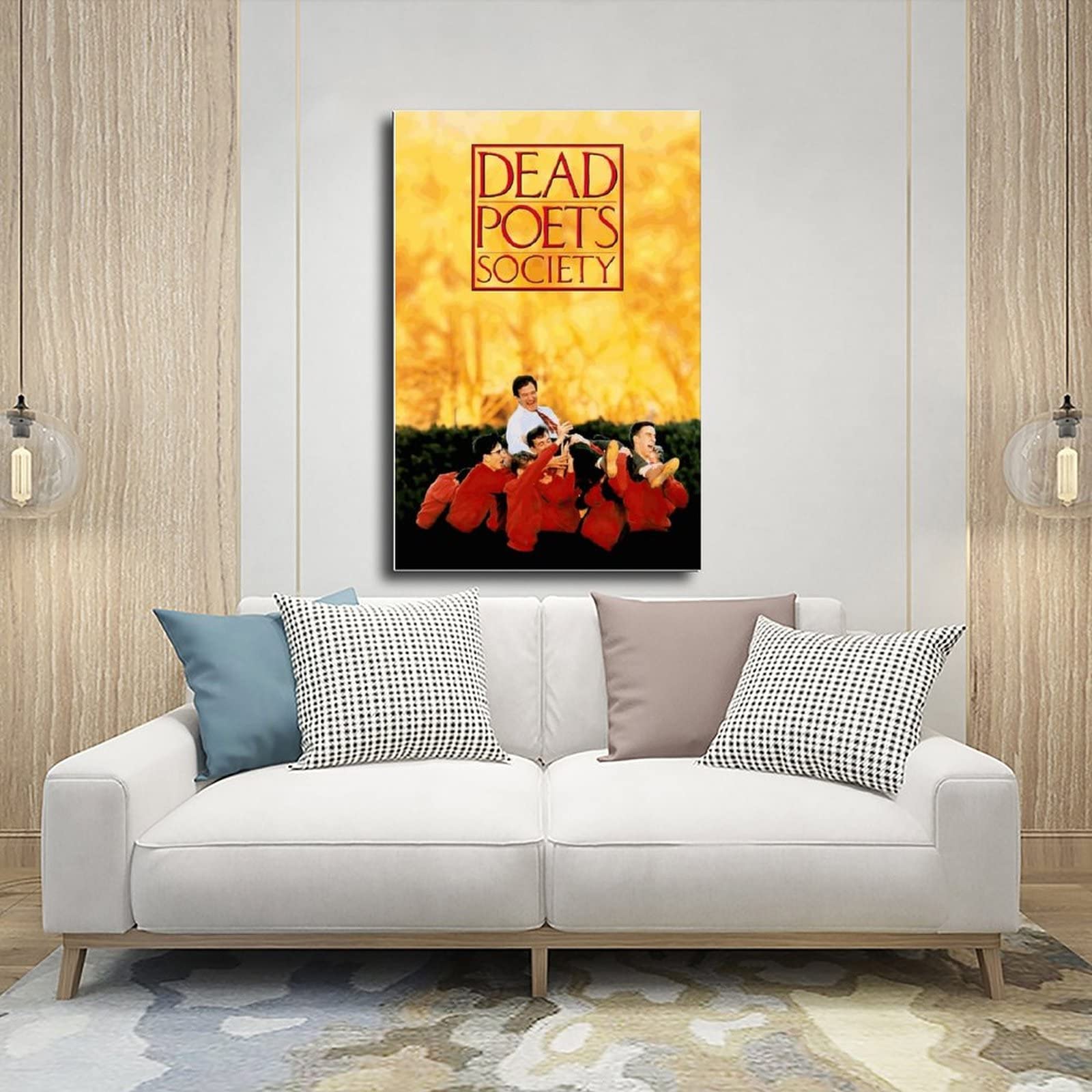 Poster Toile Dead Poets Society 1989 - Décoration Murale 20x30cm, Style Cadre, Pour Salon/chambre