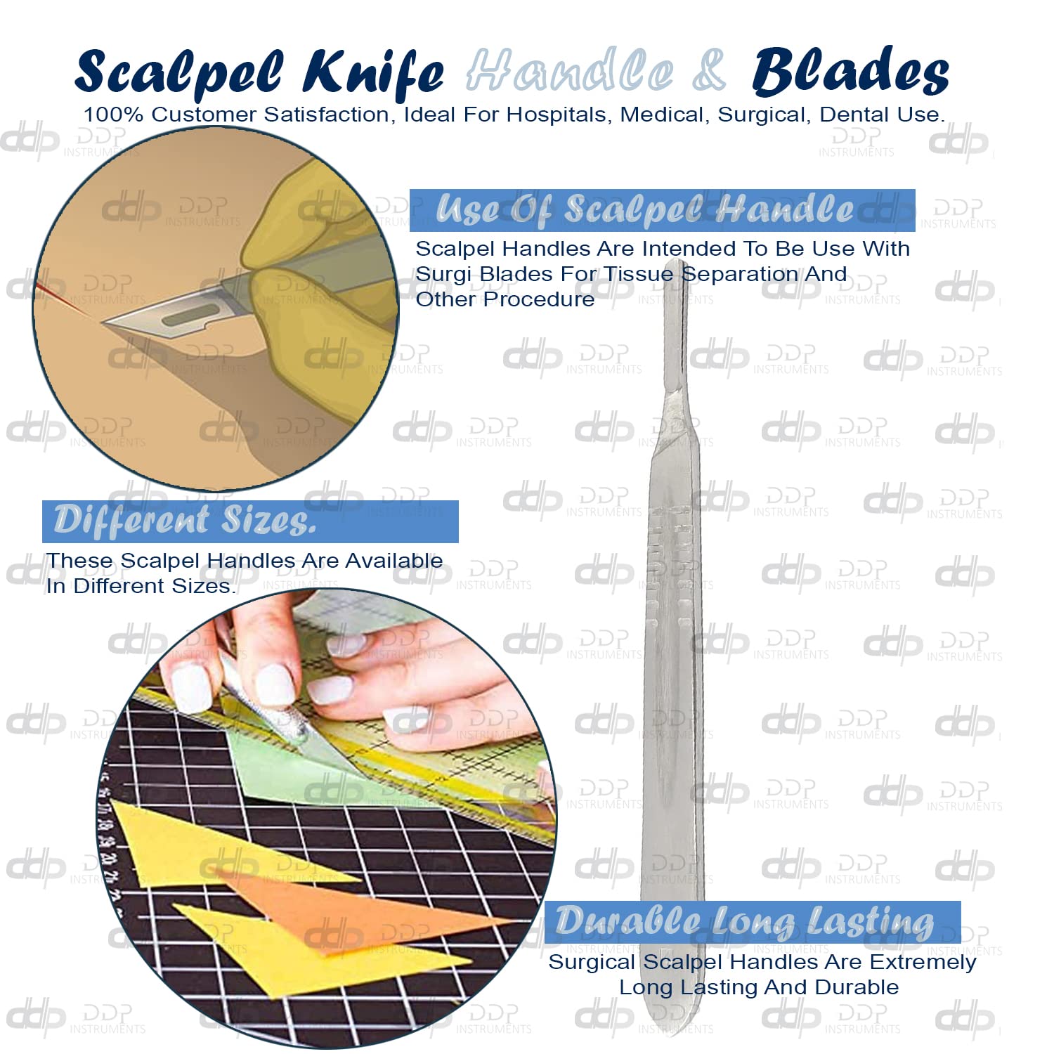 100 Scalpel Blades #20 with Free Handle — Amazon image 4