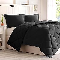 Vista 15 de Madison Park Essentials - Juego de ropa de cama con edredón a cuadros Parkston, funda a juego, cubierta antimanchas Scotchguard 3M, hipoalergénico