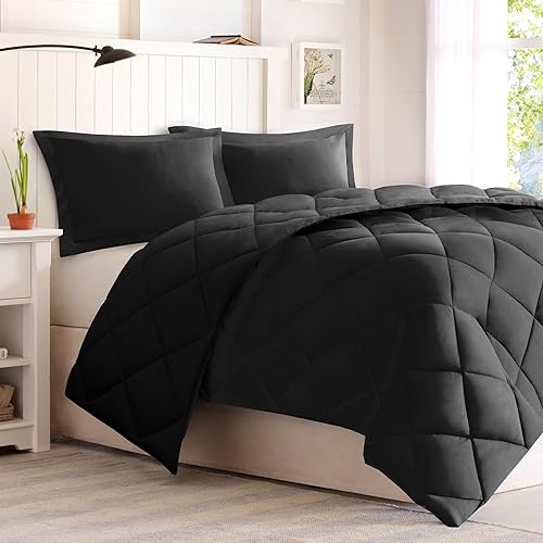 Miniatura 15 de Madison Park Essentials - Juego de ropa de cama con edredón a cuadros Parkston, funda a juego, cubierta antimanchas Scotchguard 3M, hipoalergénico