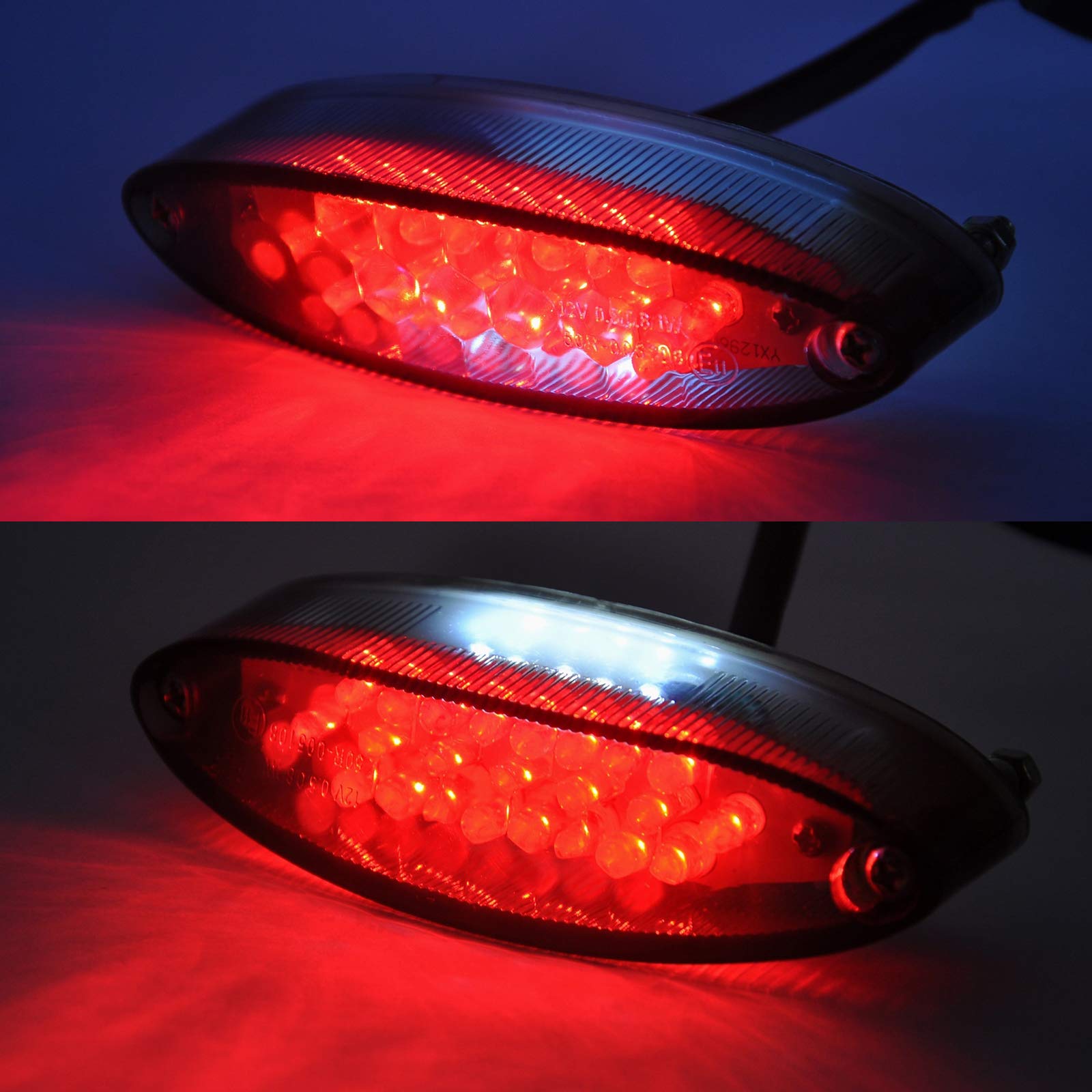Amazon | 12V 28 LED オートバイブレーキストップ ランニングテール 