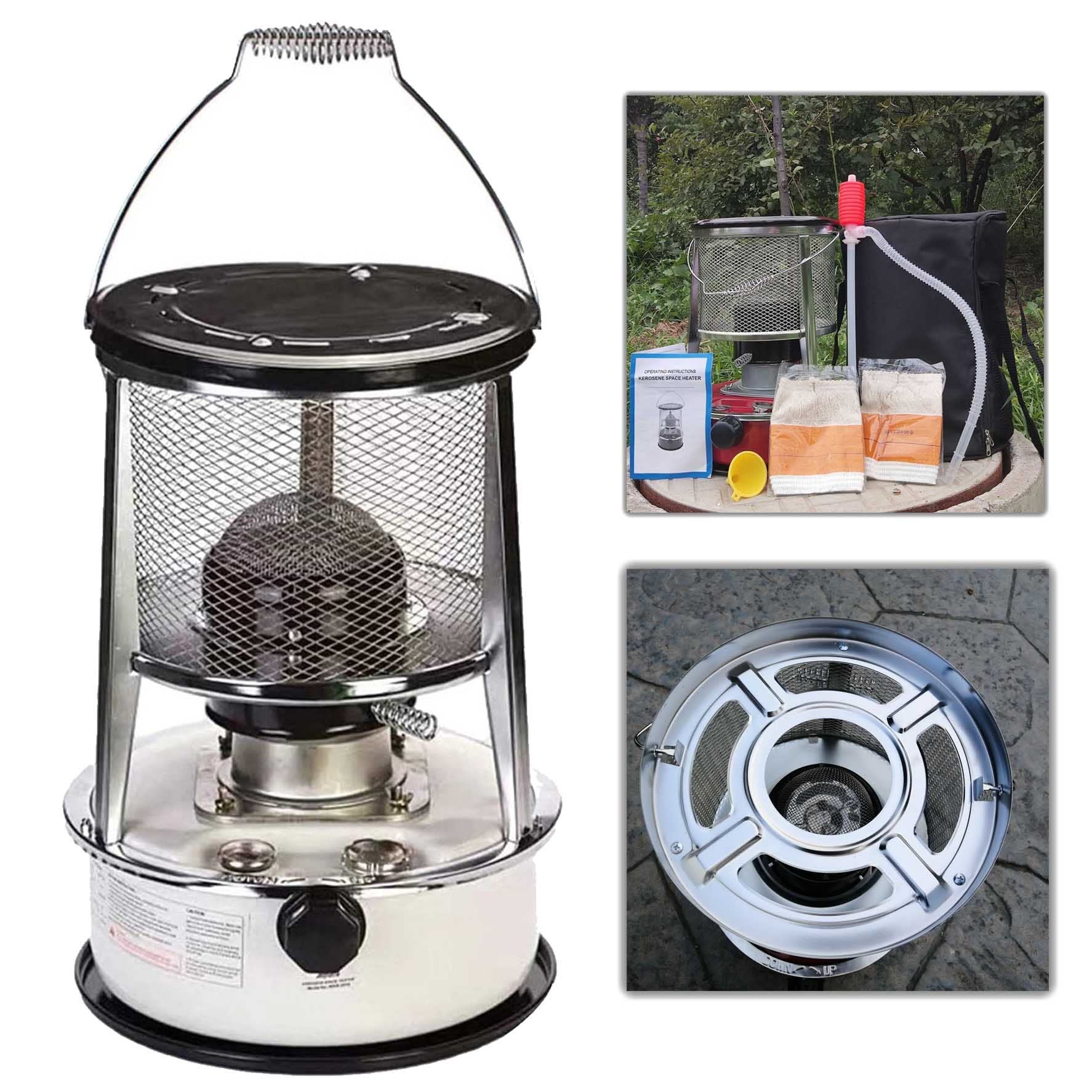 Kerosene Stove - Smoke-Free Paraffin Heater for Winter - Adjustable Firepower - Efficient 2 in 1 - Ideal for Tents and Space Heating