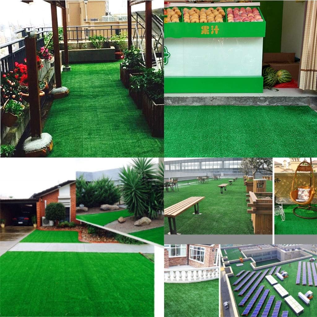 8mm Pile Height Artificial Grass | Realistic Looking Garden Lawn | 3.3ft3.3ft High Density Fake Turf