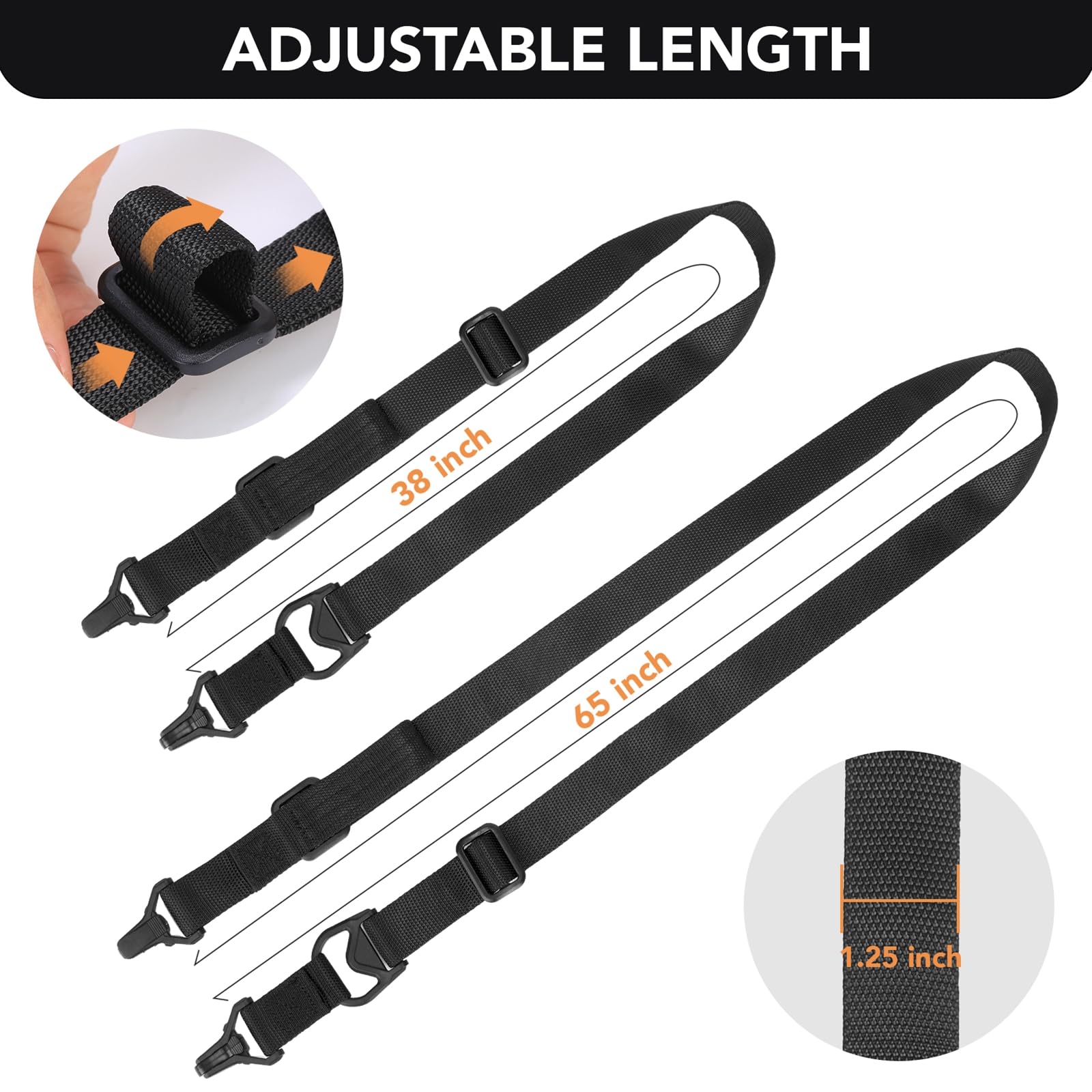 Two Point and Traditional Slings for Outdoors