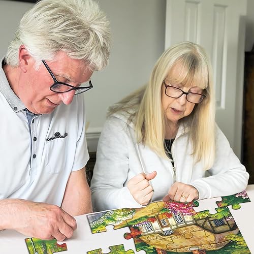 Miniatura 6 de 6 paquetes de rompecabezas grandes para personas mayores de 9 y 16 piezas, actividades de demencia para personas mayores y actividades de Alzheimer,