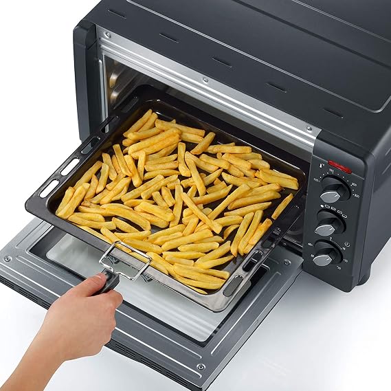 Severin TO 2061 Forno Elettrico Ventilato con Girarrosto, Nero/Argento :  Amazon.it: Casa e cucina