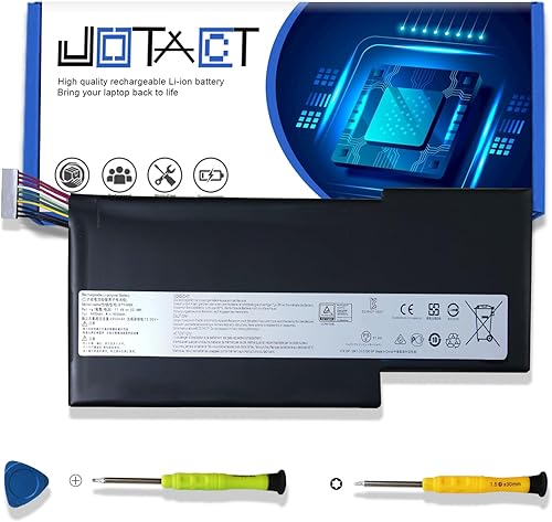 JOTACT BTY-M6K (11.4V 52.4W4600mAh 3-Cell) Batería compatible con GF63 Thin 8RC 8RD 9SC GF75 3RD 8RD 8RX 8SC 9SC GS63VR 7RG WS63VR GS73 8RF Bravo 15