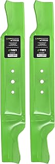 8TEN LawnRAZOR Mower Blade Set for MTD Cub Cadet 38 inch Deck 742-0323 742-0473 742-0504 942-0504 942-0474 (High-Lift)