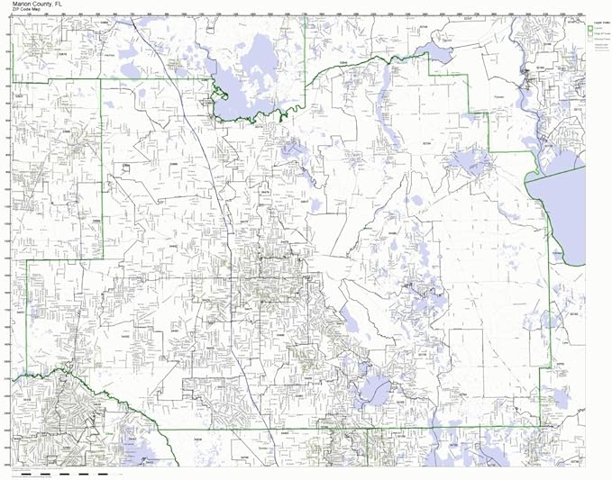 Ocala Florida Zip Code Map Amazon.com: Working Maps Marion County, Florida Fl Zip Code Map Not  Laminated : Office Products