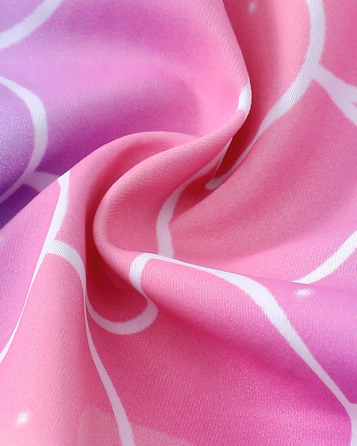 Kucnuzki Baby Girl Swimsuit Newborn One Piece Bathing Suit Bow Tie Bikini Tankini Infant Swimwear with Hat - Image 5