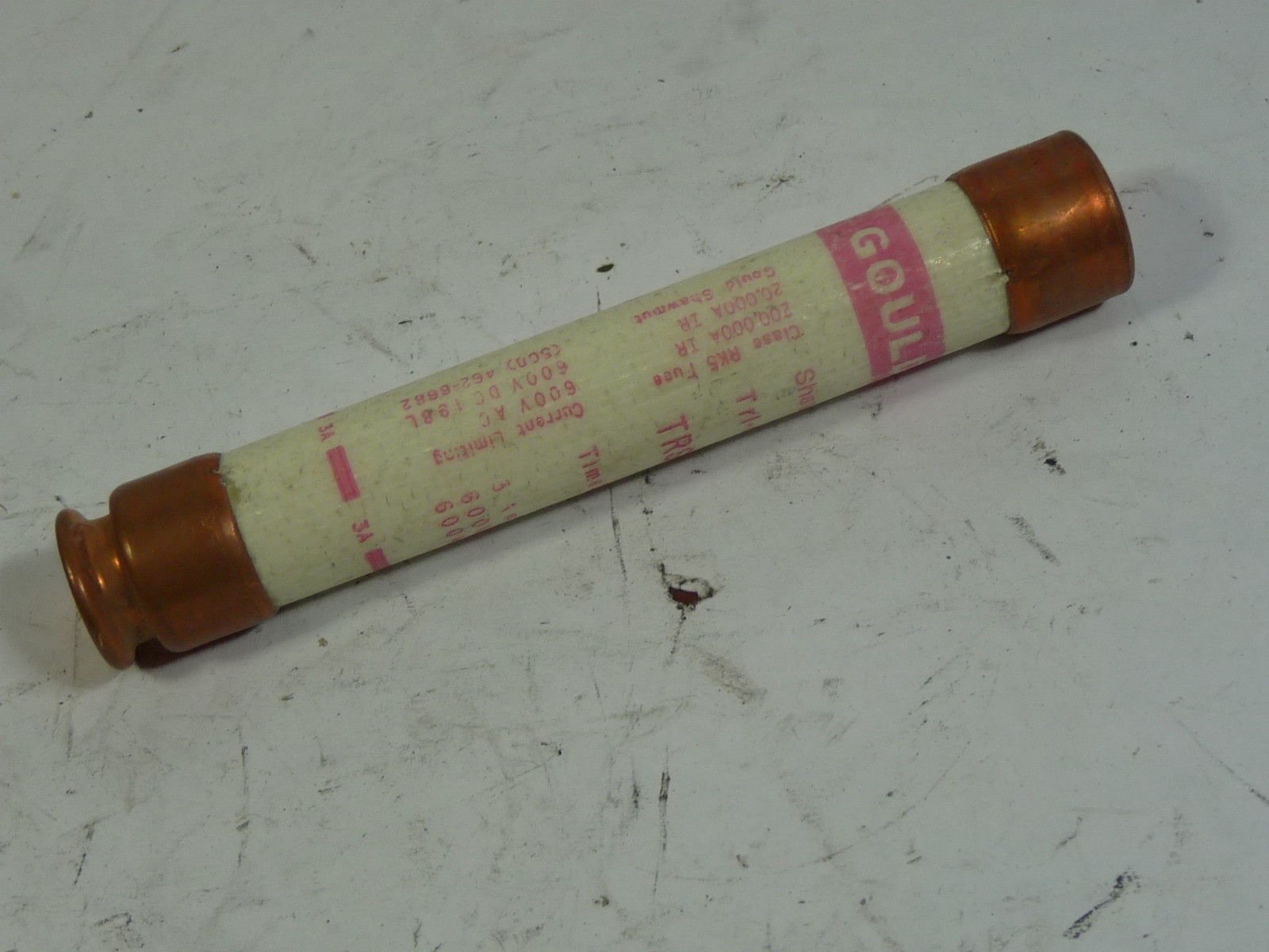 TRS3R Time Delay Fuse 3A 600V