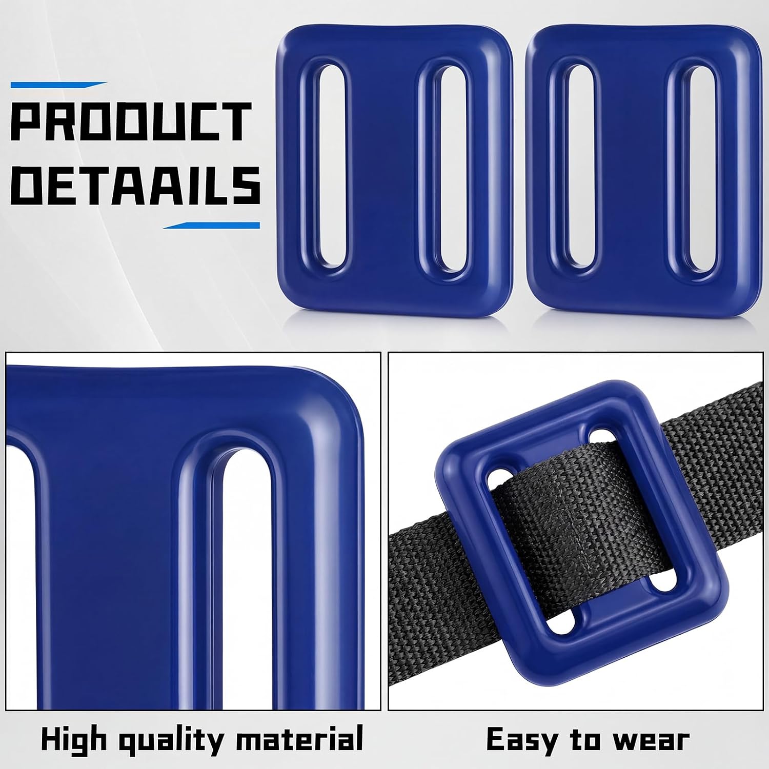 Konohan 2 Pack Diving Weights Belt Scuba Dive Weight Belt 1lb/ 0.5kg Vinyl-Coated Lead Dive Free Rig Weights for Freediving, Spearfishing & Scuba Diving Accessories