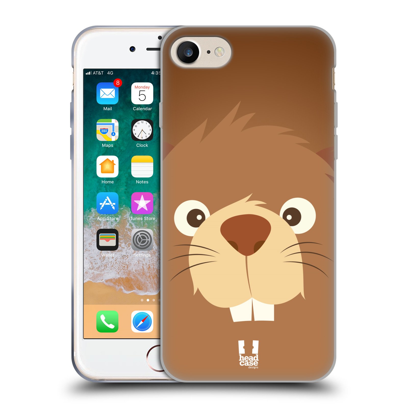 Coque Militaire iPhone SE Castor Anti-choc Fine Compatible MagSafe - 7