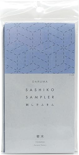 Miniatura 21 de DARUMA Sashiko Sampler - Tela original color azul marino (ángulo recto conectado)