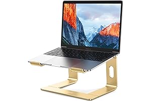BESIGN LS03 Gold Monitor Stand: Elevate Your Workspace with Style