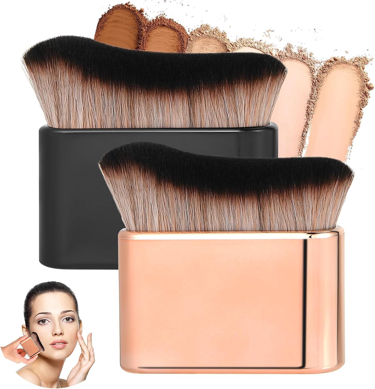 2 PCS Tanning Brush, Body Makeup Brush Self Tanner Brush for Body