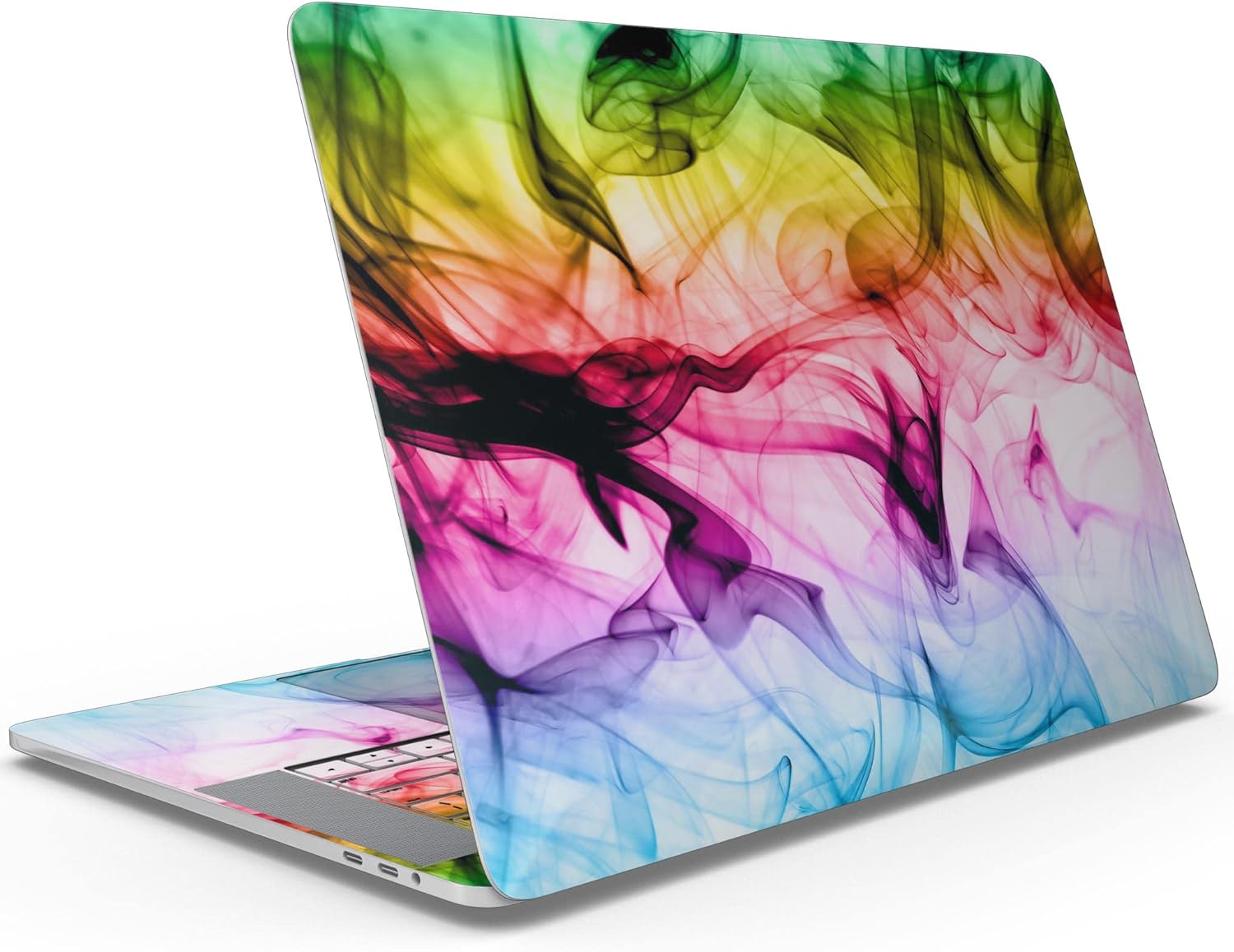 DesignSkinz - Neon Glowing Fumes - Full-Body Wrap Protective Decal Skin Kit Compatible with MacBook 13" Pro M1 (A2338)
