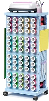 Craft Storage Cart with 60 Vinyl Roll Storage Organizer, Rolling Heat Press Table Stand with Wheels, Mobile Vinyl Roll Holder Rack for Blueprints Gift Wrap Craft Organizers