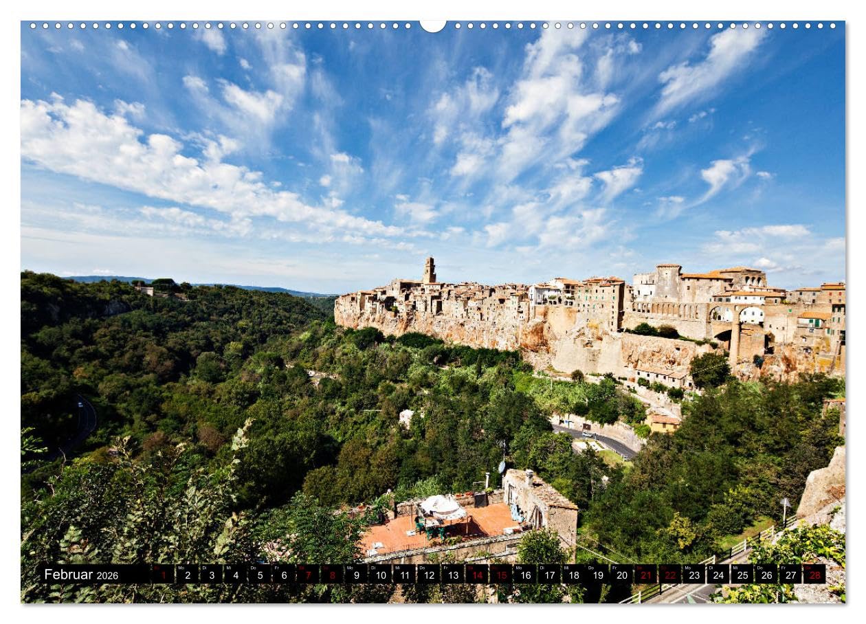 Bel baese Italia - Schönes Land Italien (hochwertiger Premium Wandkalender 2026 DIN A2 quer), Kunstdruck in Hochglanz: Eindrucksvolle Orte und Landschaften in Italien (CALVENDO Orte)