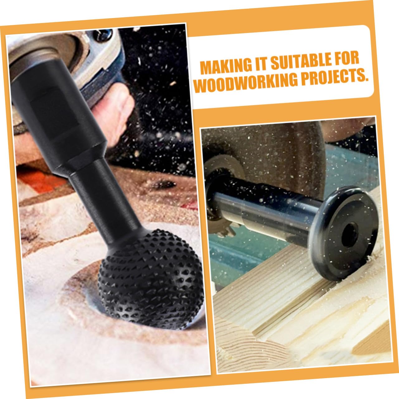 Accesorios para Amoladora Angular Herramienta Rotativa para Abrir Madera Resistente Altas Temperaturas sin Desgaste Compatible con Lijadoras de Kit para Carpintería