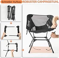 Flycoop Összecsukható Camping Szék 180 kg Teherbírás Hordtáskával 4