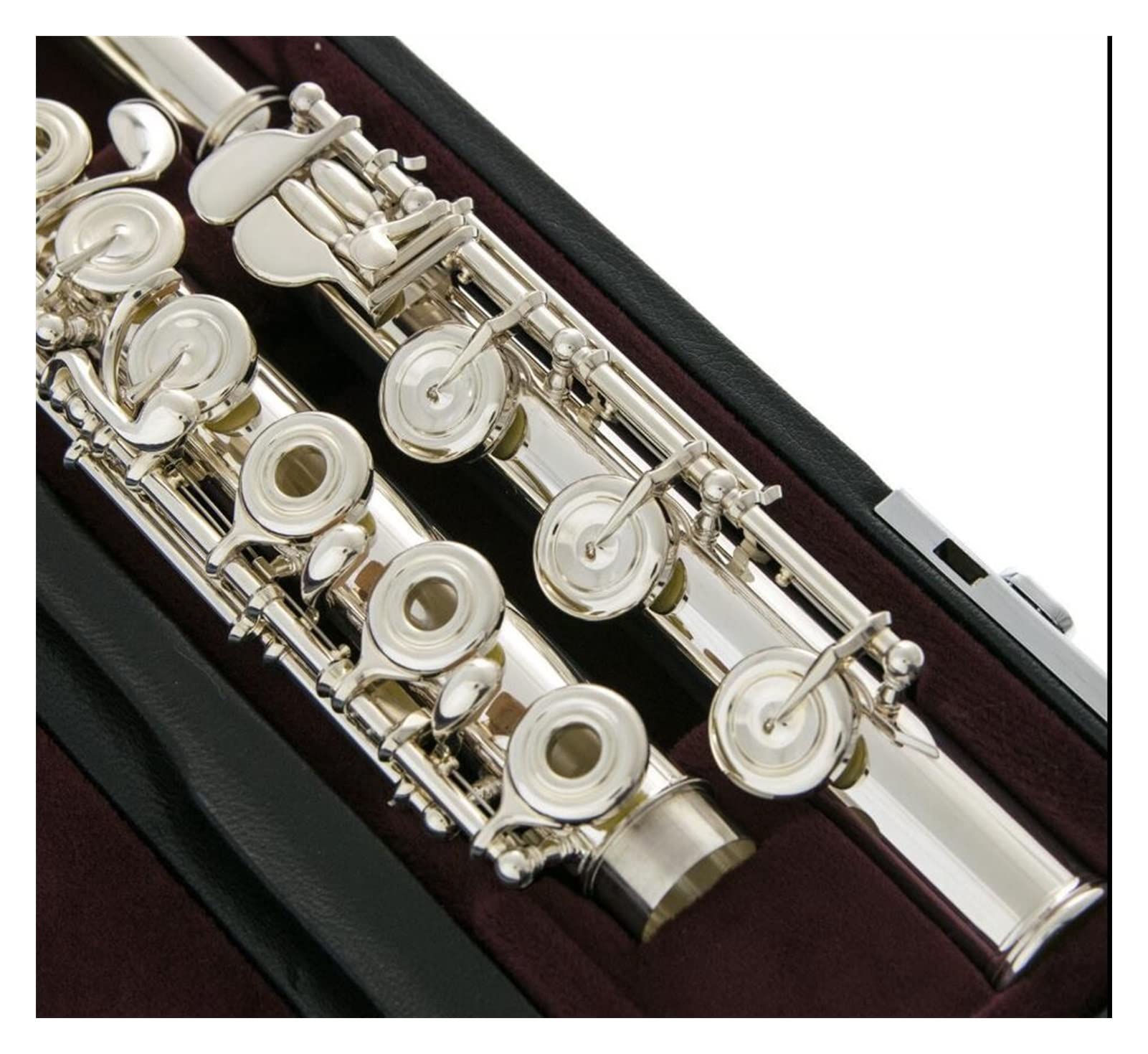 Flute Black Flute 16/17 Holes Open Key Cupronickel Silver Plated (Color : 17 Hole Open)