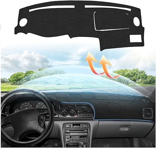 Miniatura 18 de CARTIST Cubierta de Tablero de Ajuste Personalizado para Chevy Chevrolet Silverado/GMC Sierra 1500 2014-2018, Silverado/GMC Sierra 2500HD 3500HD