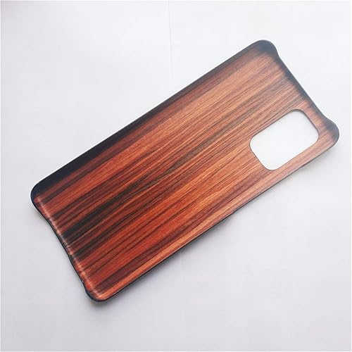 Miniatura 4 de Funda de madera compatible con Huawei P40 PRO, ultrafina, ultra ligera, delgada, auténtica, natural, de madera dura, de fibra de aramida, funda