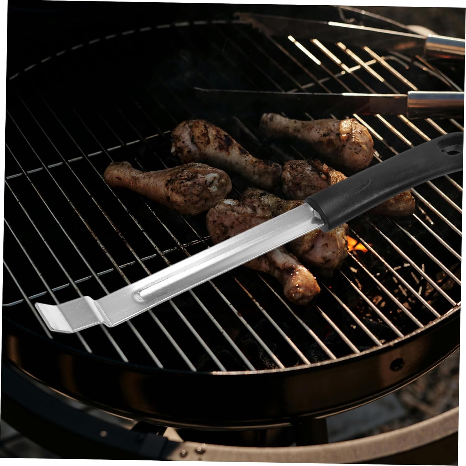 Levemolo Outdoor Cooking Tools BBQ Grill Lifter Grill Grate Handling Products for Hot Surfaces