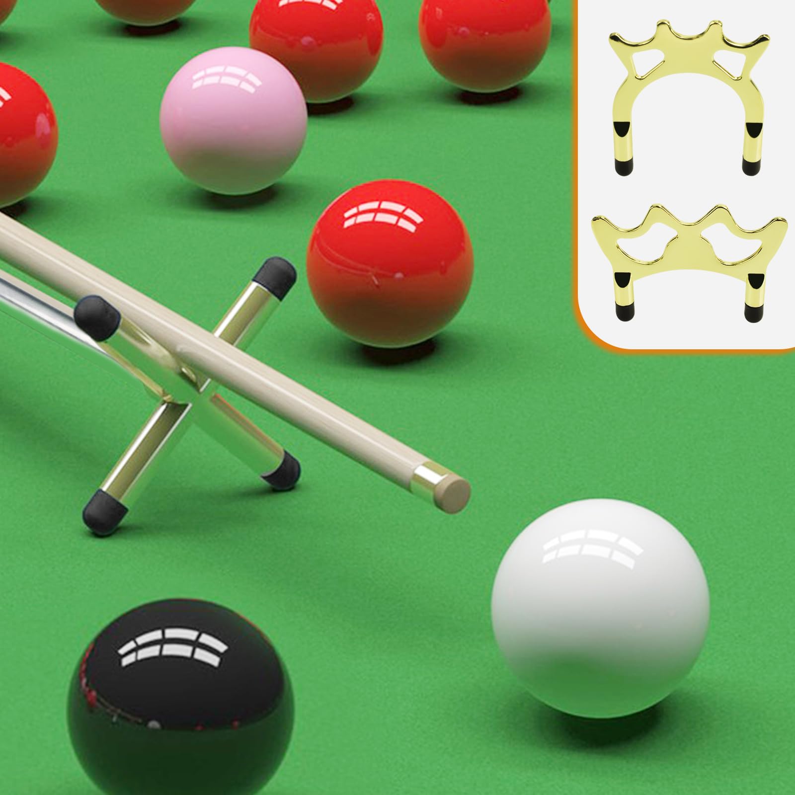 Ponte retrattile per stecca da biliardo, snooker, bastone retrattile per stecca da biliardo, con 3 teste rimovibili, accessori da tavolo per giochi e competizioni