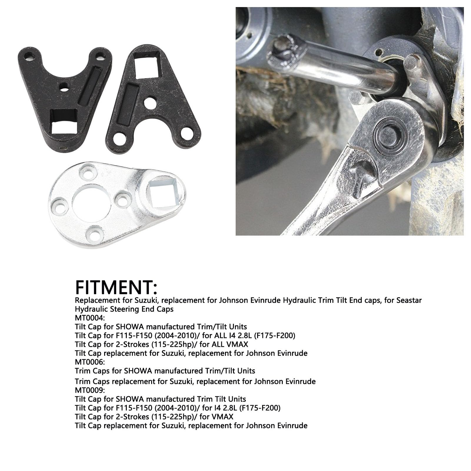Set di Strumenti per Chiavi a Perno di Inclinazione per Rivestimento Fuoribordo, MT0004, MT0006, MT0009, Dispositivo di Rimozione del Coperchio di Inclinazione per i Cappucci