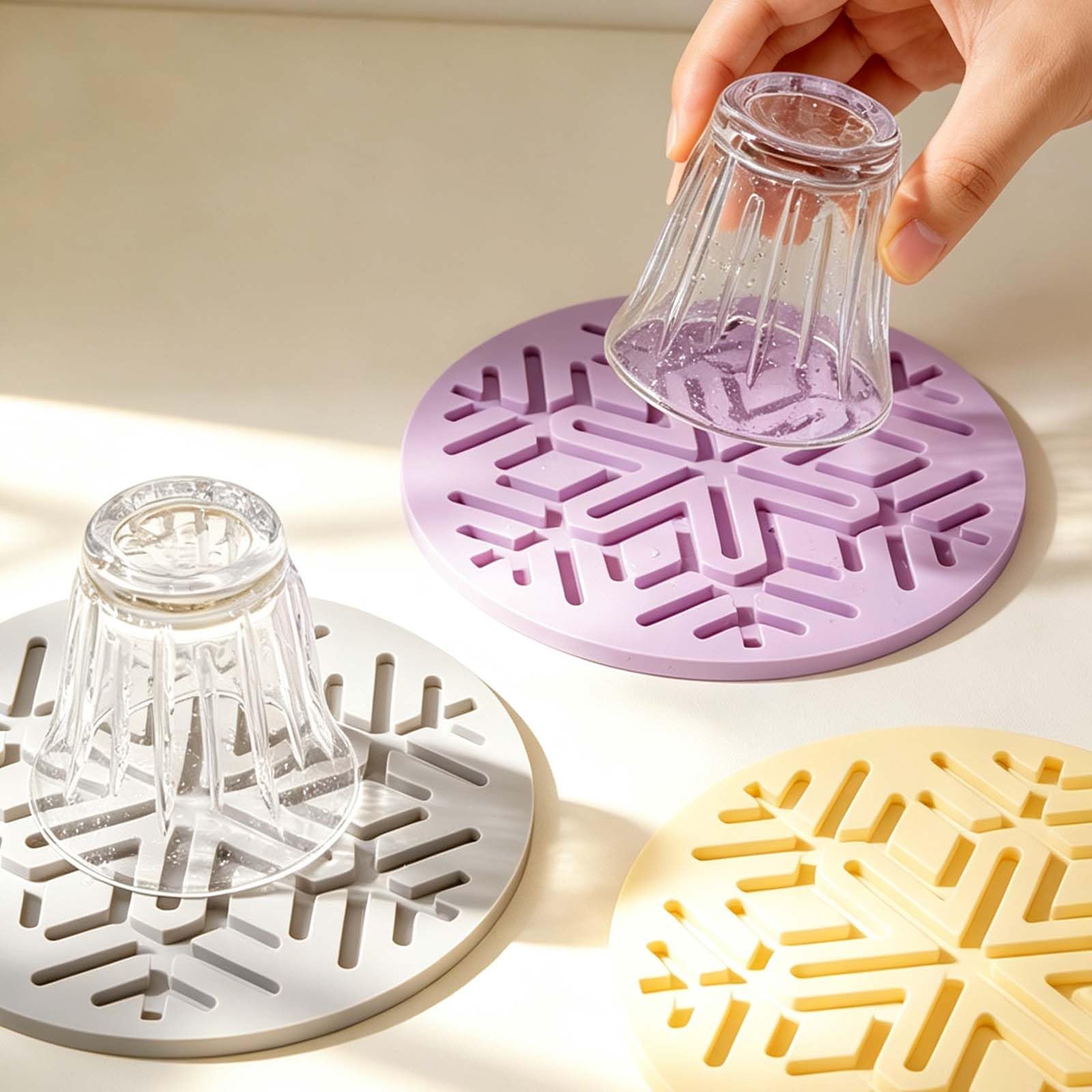 Salvamanteles de Silicona para Platos Calientes, ollas y sartenes,