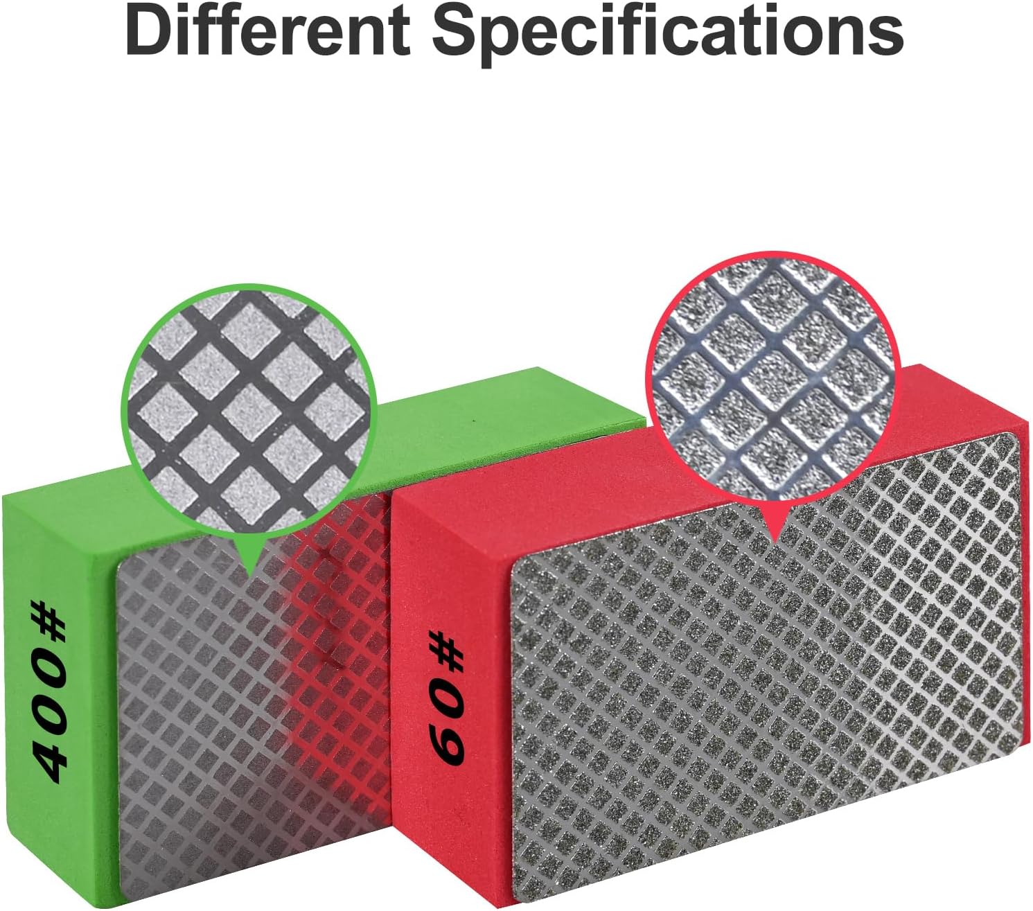 2pcs Diamond Hand Polishing Pads for Ceramic Tile Glass Grinding ...