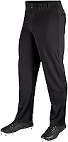 CHAMPRO Boys MVP Open Bottom Relaxed Fit Baseball Pants - Durable 12.5oz Stretch Polyester, Double Knee, Youth XS-XL