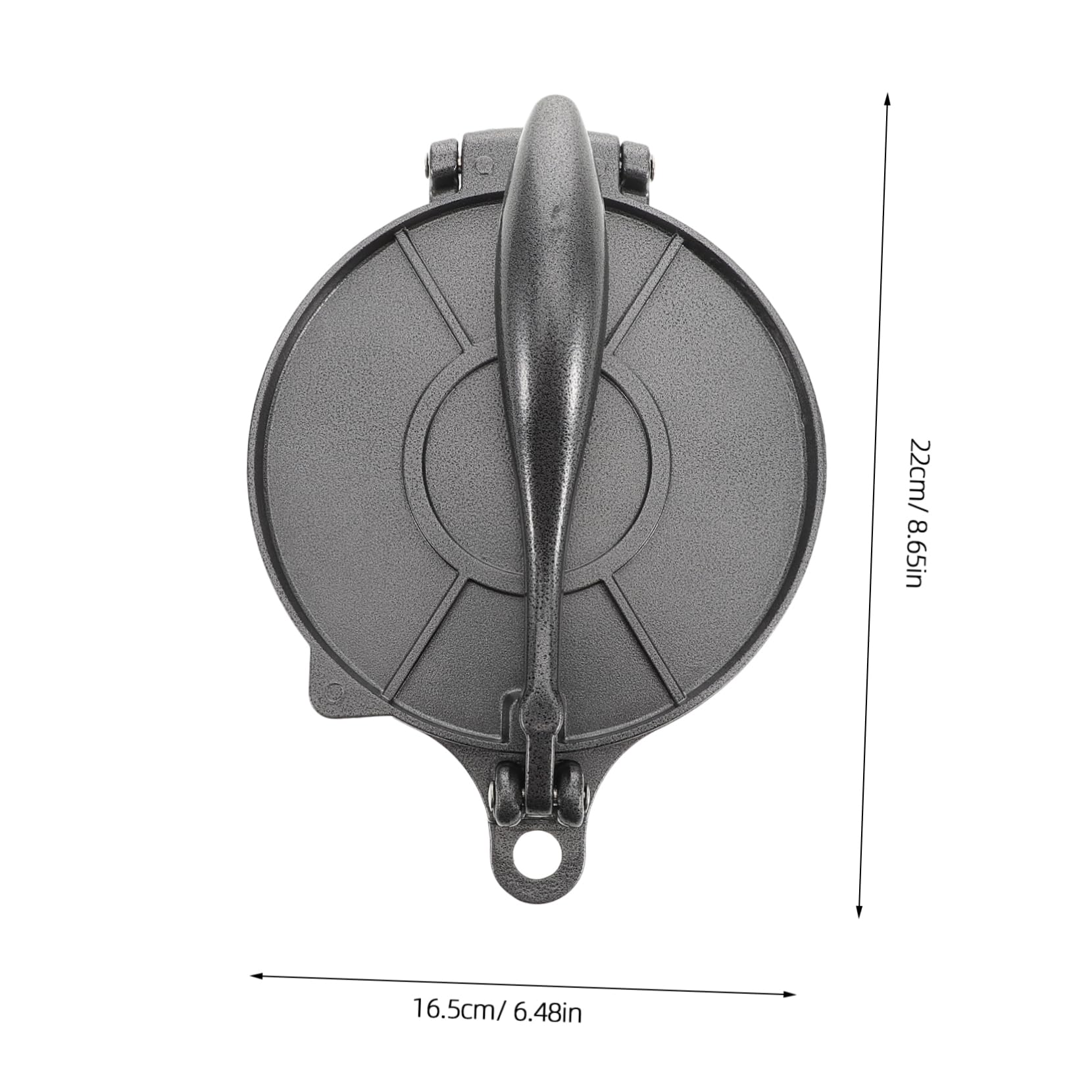 PRETYZOOM Tortilla Press Tortilla Maker Presser Tool Aluminum Alloy 16.5cm Black
