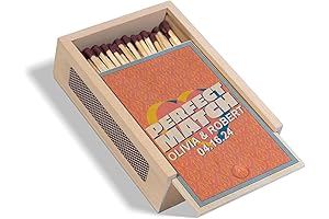 Personalized Wood Matchbox for Couples - A Token of Love and Memory