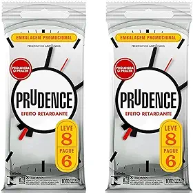 Kit Camisinhas Preservativo Prudence Efeito Retardante 16und