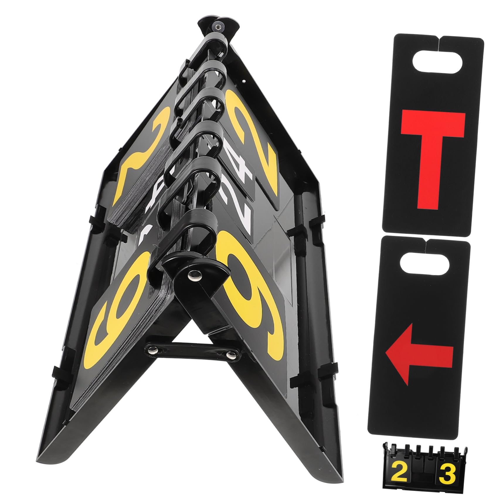 ibasenice Scorekeepers Scoreboards Tennis Score Keeper for Net Portable Digital Scoreboard Practical Design