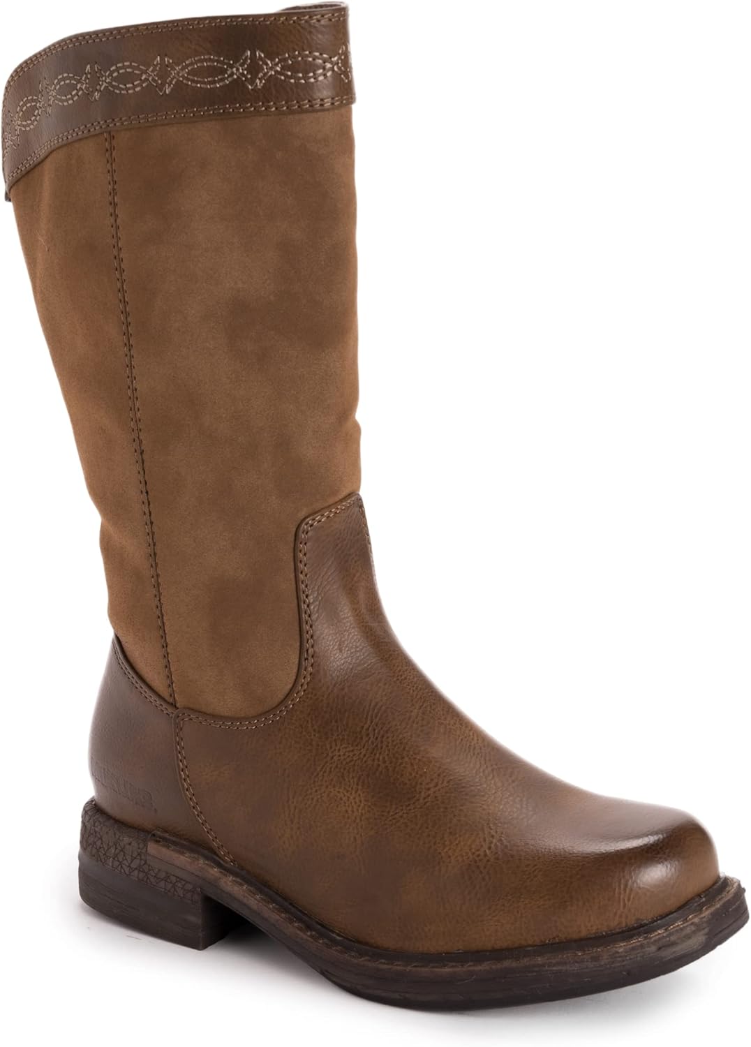 MUK LUKS Women's Logger Whistler Boots, Brown, 6