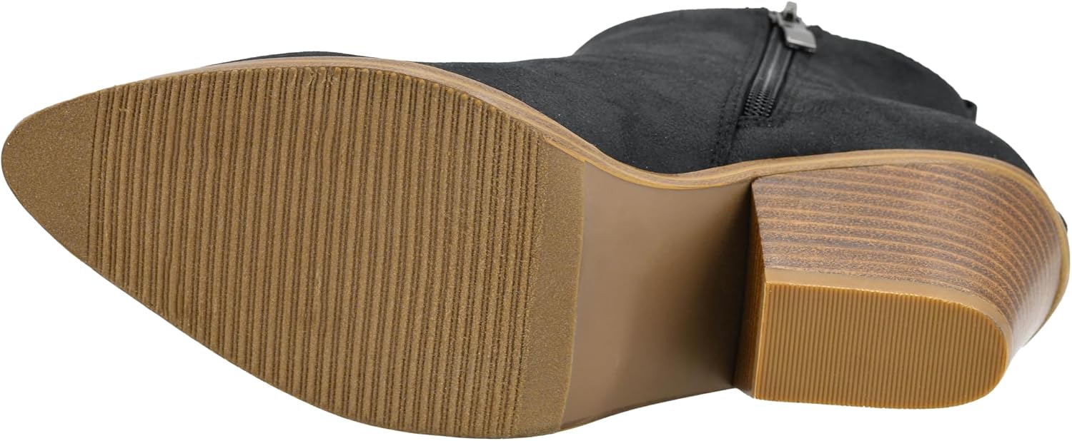 Corkys Footwear Women's Gimme Sugar Ankle Booties With Full Zipper And Cushioned Insole